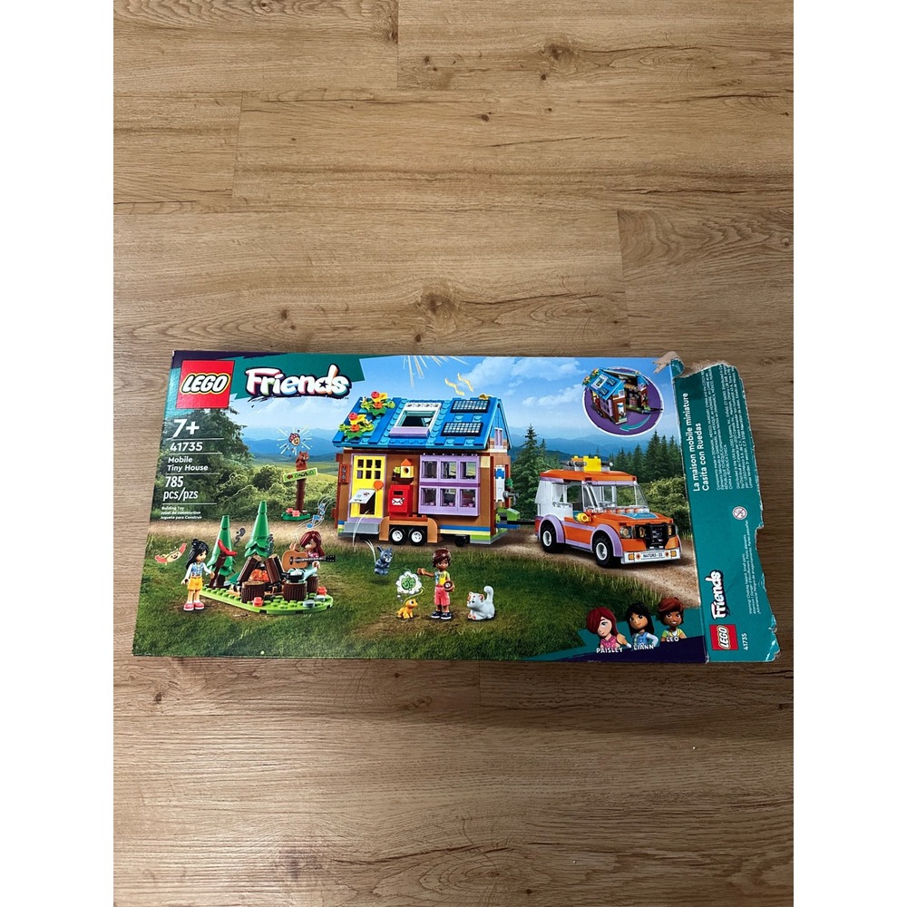 LEGO Friends 41735 Mobile Tiny House 785pc Box Manual Minifigs Incomplete